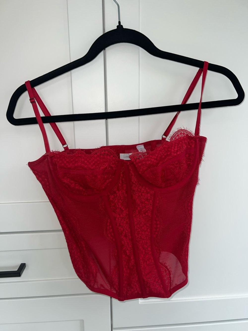 Urban Outfitters out from under Red Lace Bustier